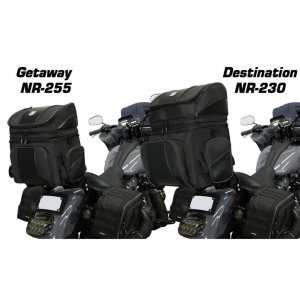 Photo of Destination on red Harley Davidson